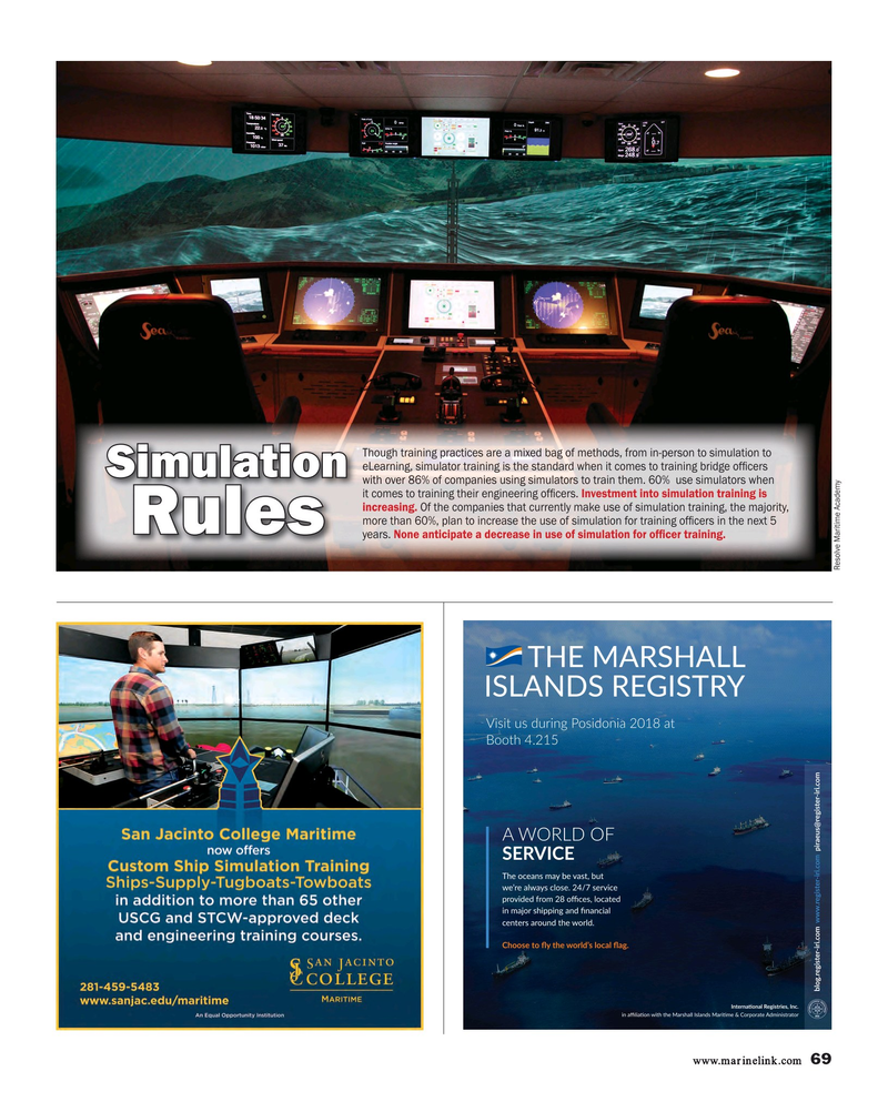 Maritime Reporter Magazine, page 69,  May 2018