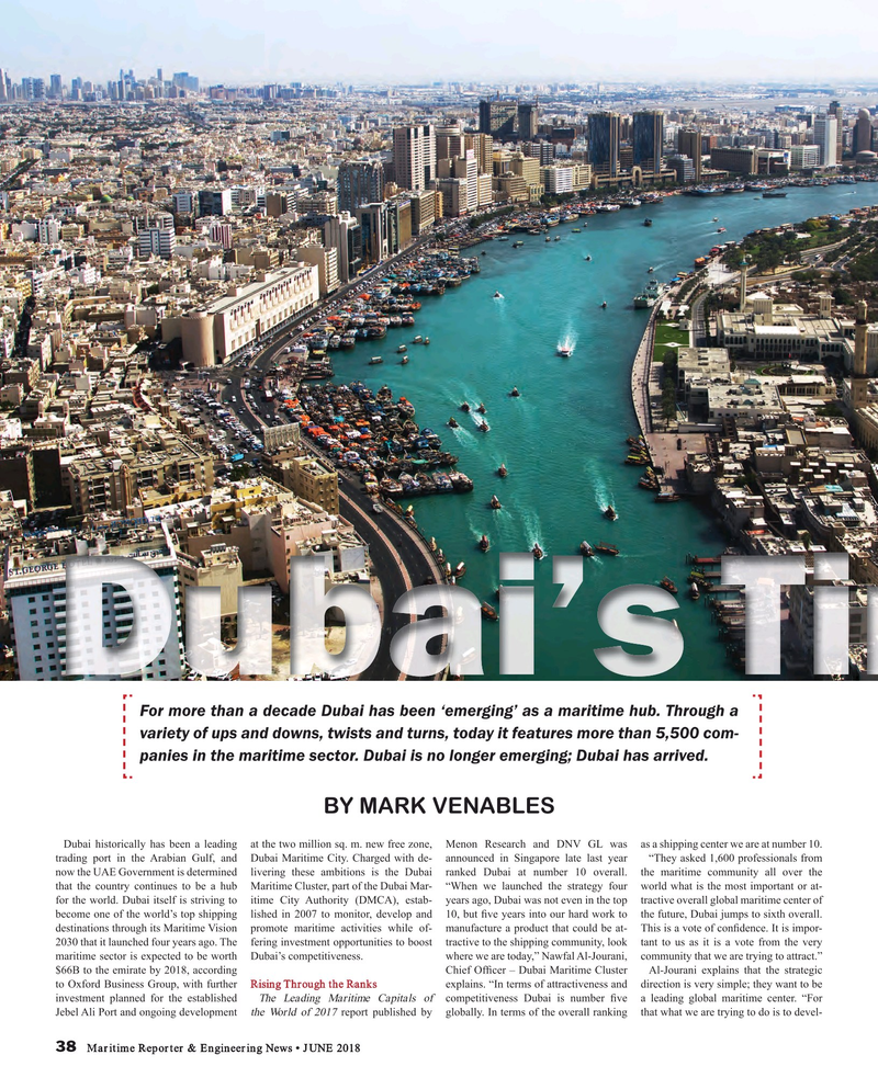Maritime Reporter Magazine, page 38,  Jun 2018