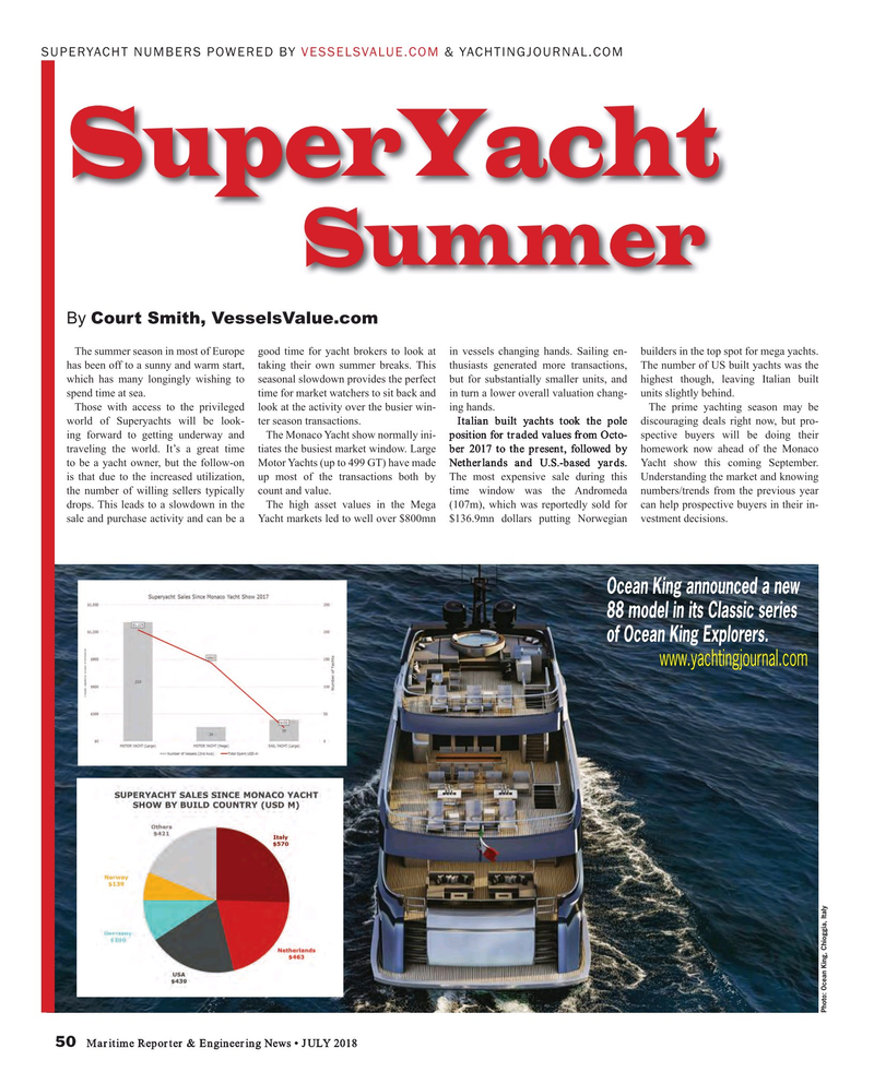 Maritime Reporter Magazine, page 50,  Jul 2018