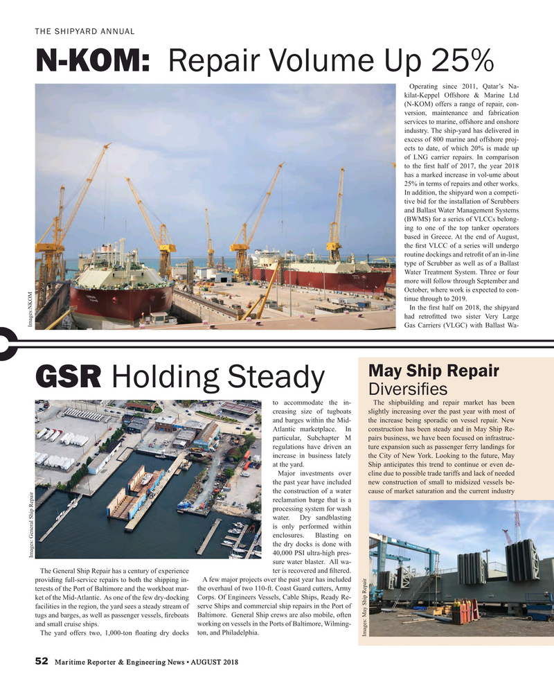 Maritime Reporter Magazine, page 52,  Aug 2018