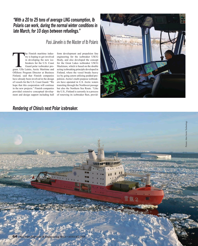 Maritime Reporter Magazine, page 64,  Aug 2018