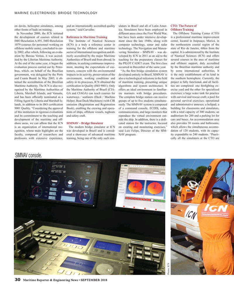 Maritime Reporter Magazine, page 30,  Sep 2018