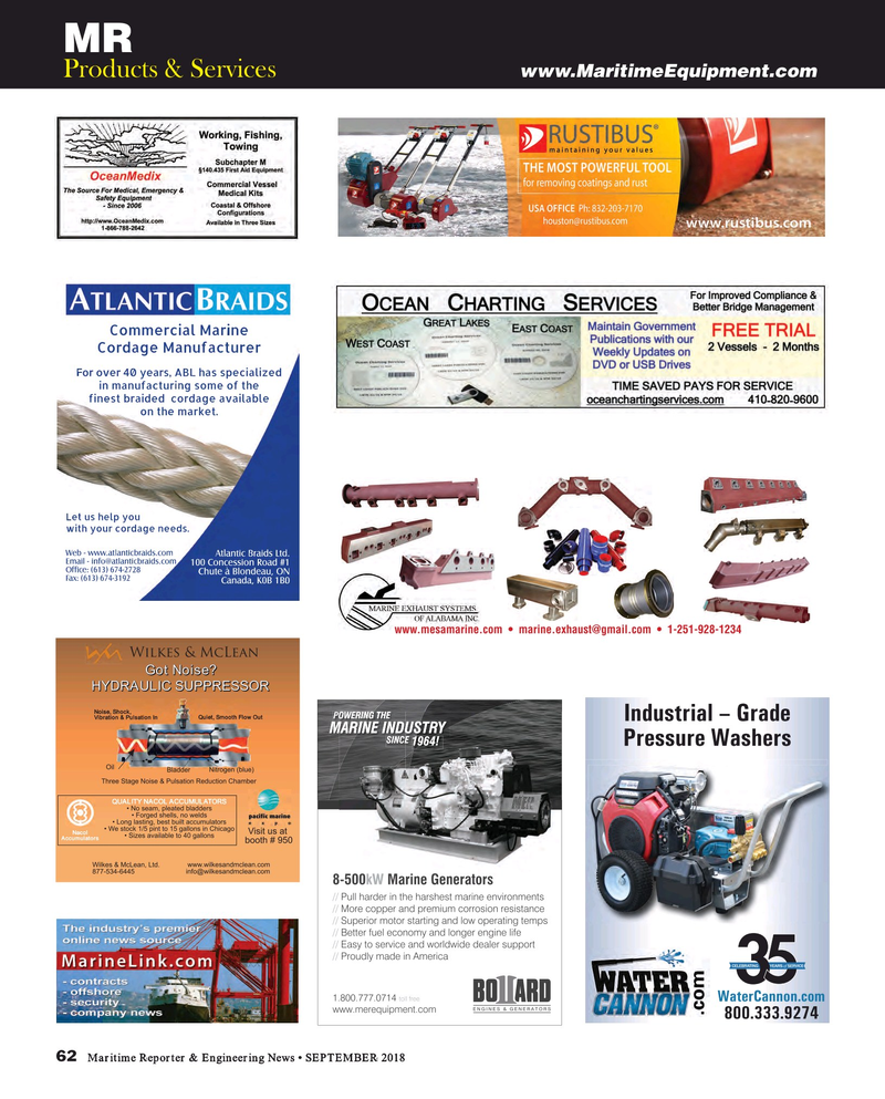 Maritime Reporter Magazine, page 62,  Sep 2018