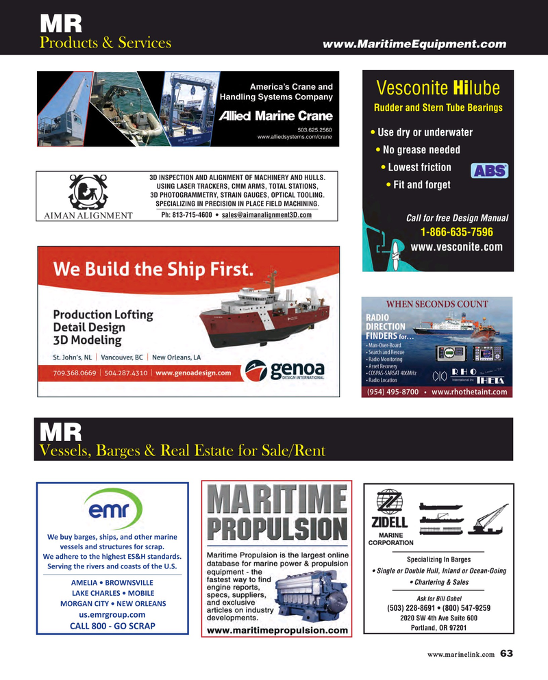 Maritime Reporter Magazine, page 63,  Sep 2018