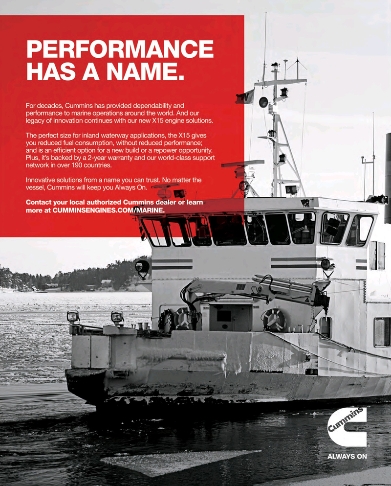 Maritime Reporter Magazine, page 2nd Cover,  Oct 2018