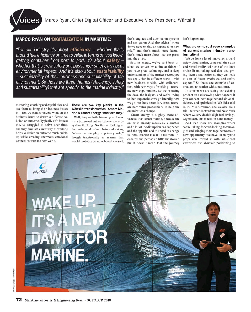 Maritime Reporter Magazine, page 72,  Oct 2018