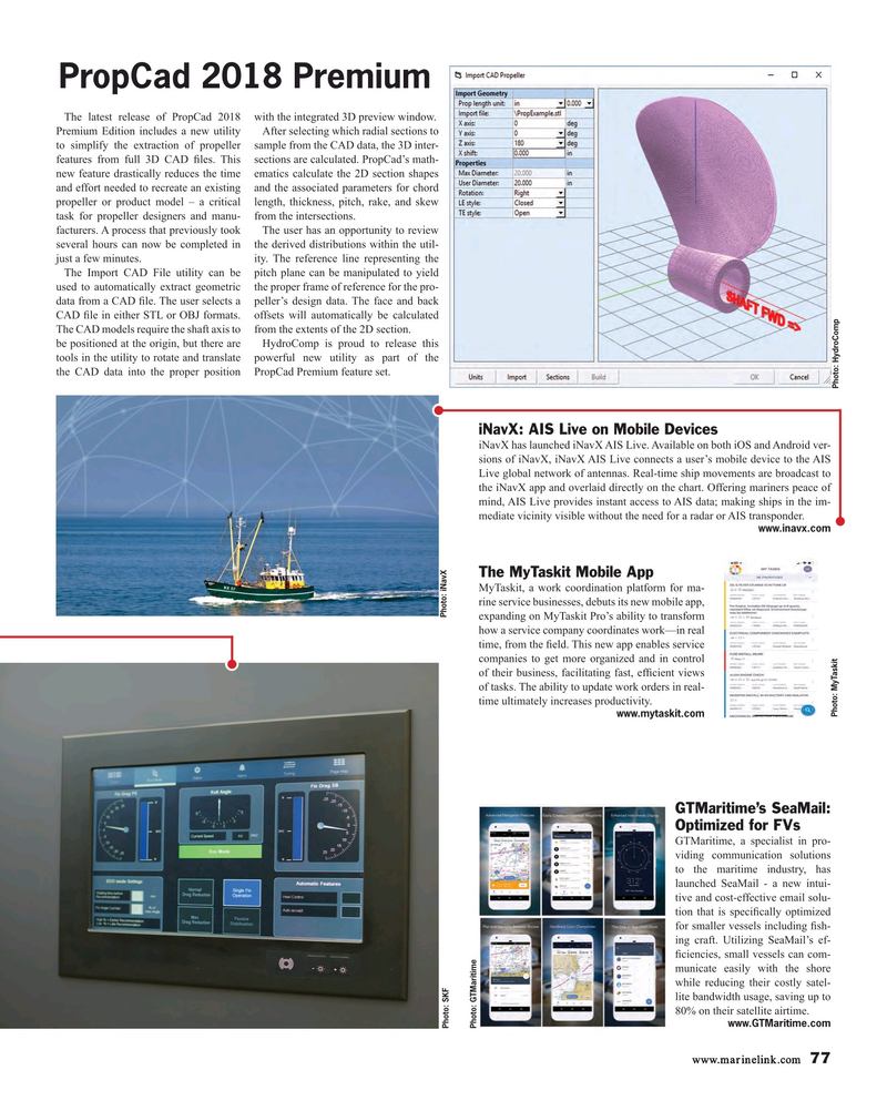 Maritime Reporter Magazine, page 77,  Oct 2018