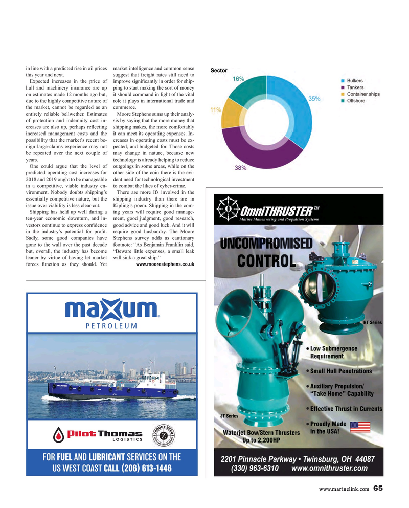 Maritime Reporter Magazine, page 65,  Nov 2018