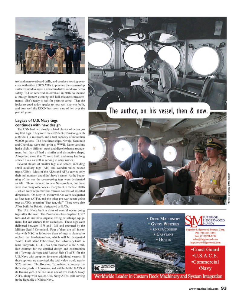 Maritime Reporter Magazine, page 93,  Nov 2018