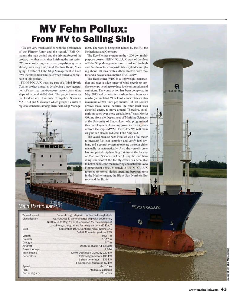 Maritime Reporter Magazine, page 43,  Dec 2018