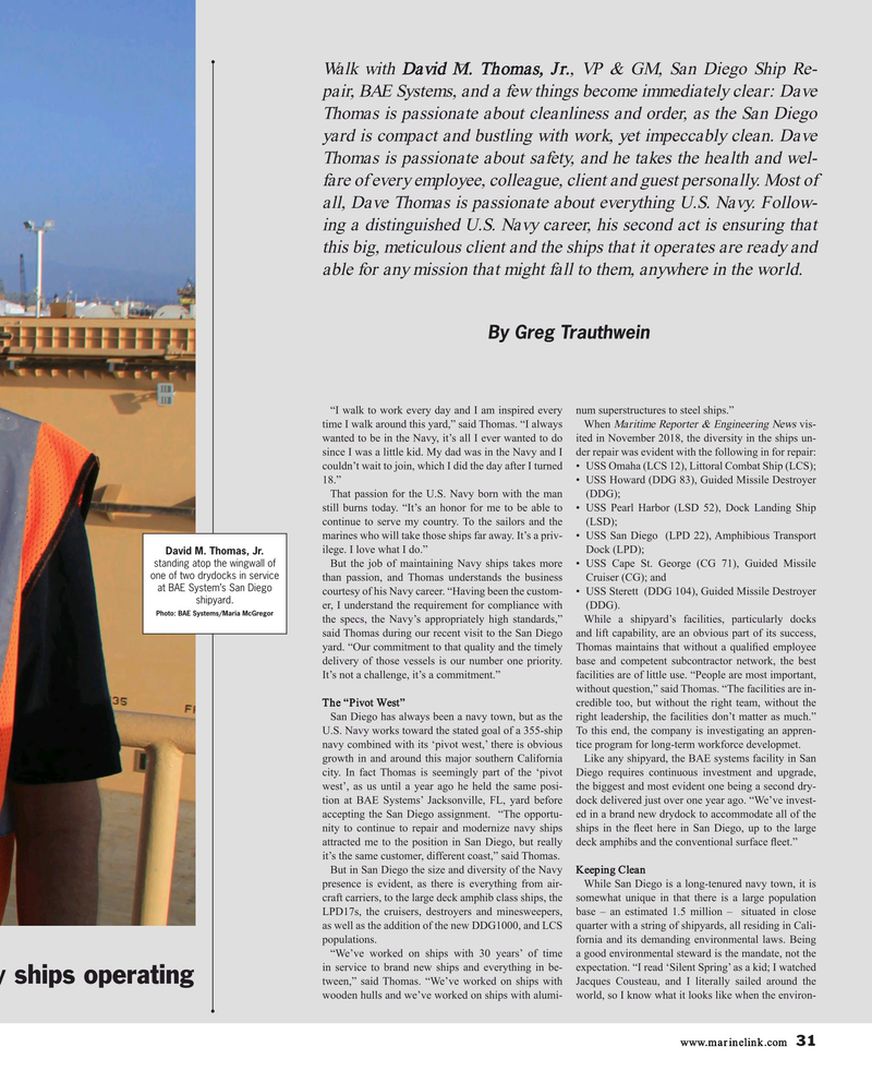 Maritime Reporter Magazine, page 31,  Jan 2019