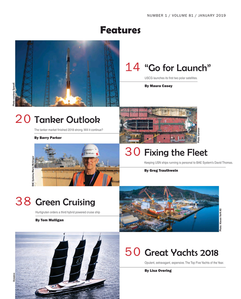 Maritime Reporter Magazine, page 2,  Jan 2019