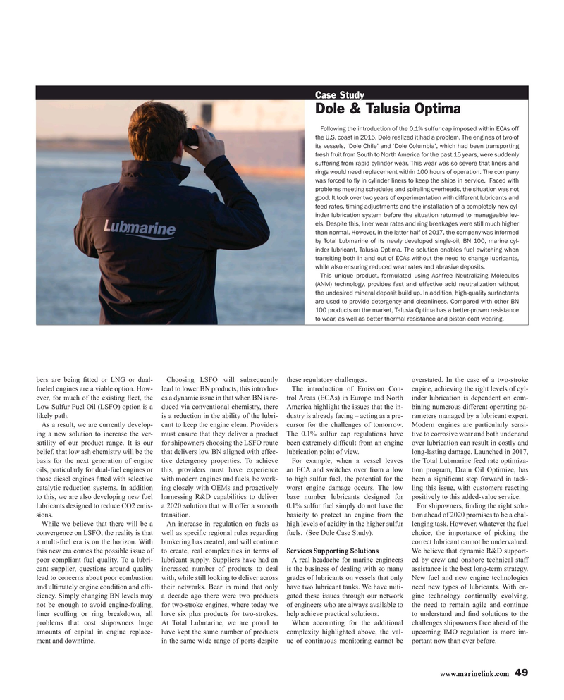 Maritime Reporter Magazine, page 49,  Jan 2019