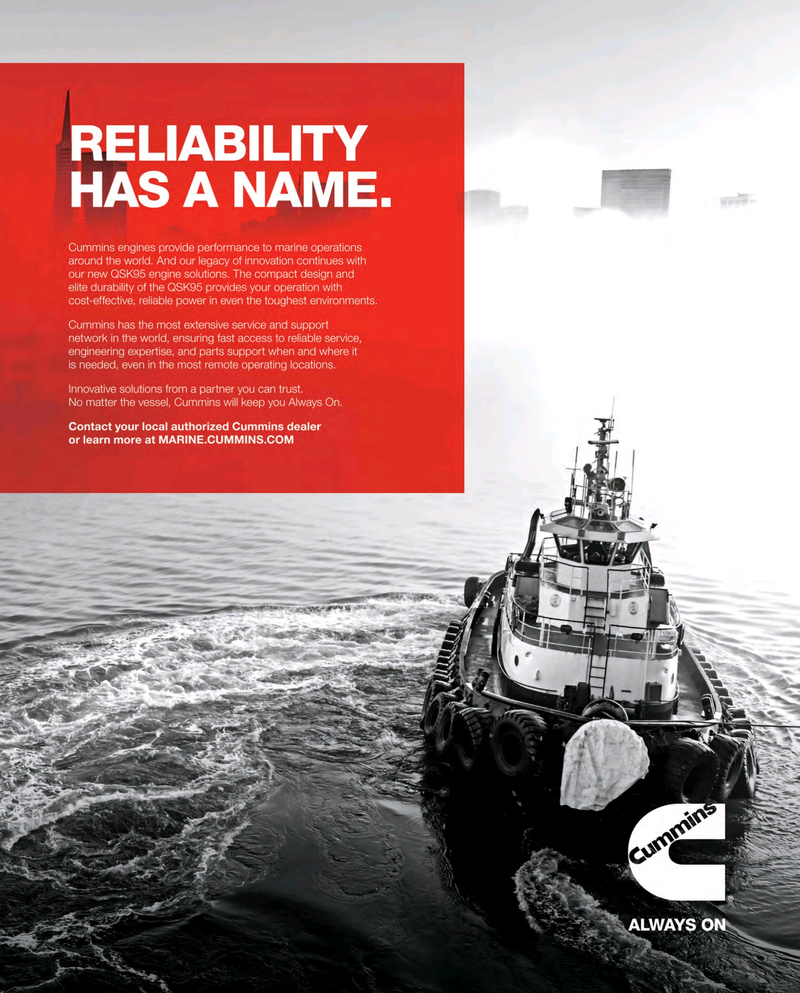 Maritime Reporter Magazine, page 4th Cover,  Jan 2019