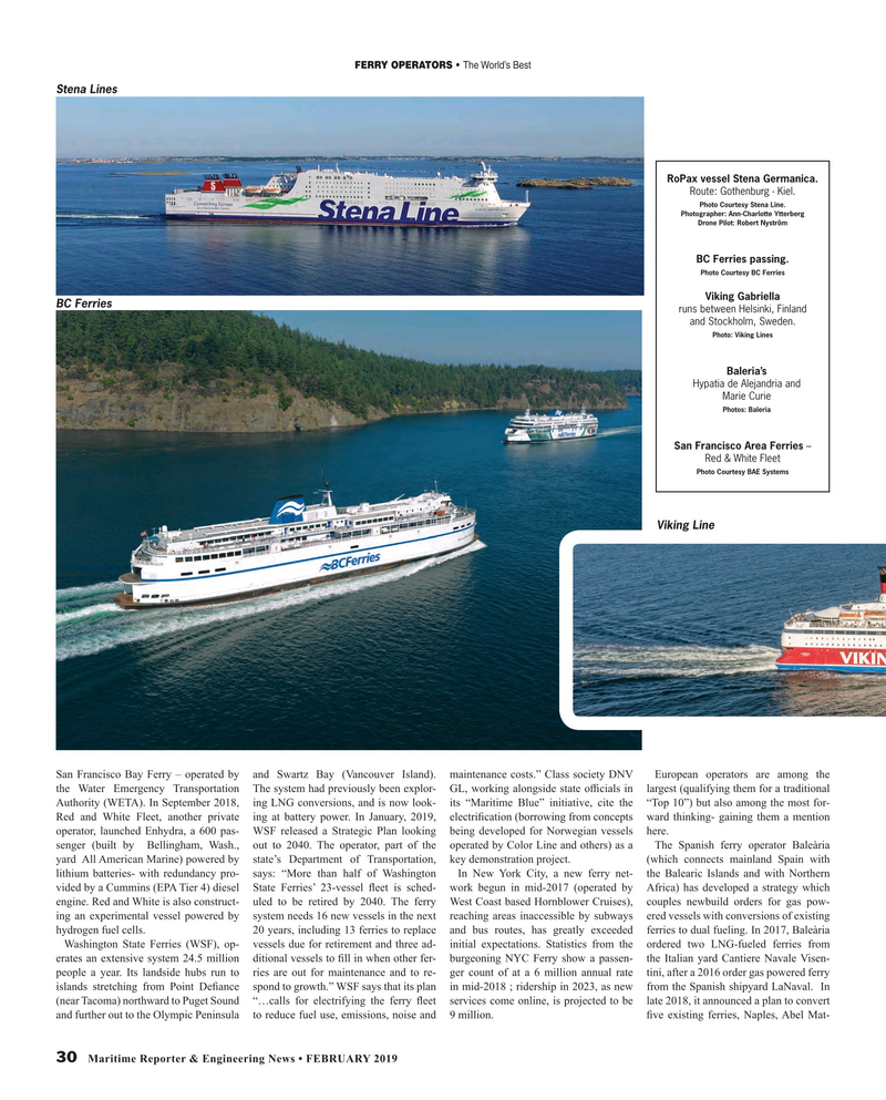Maritime Reporter Magazine, page 30,  Feb 2019