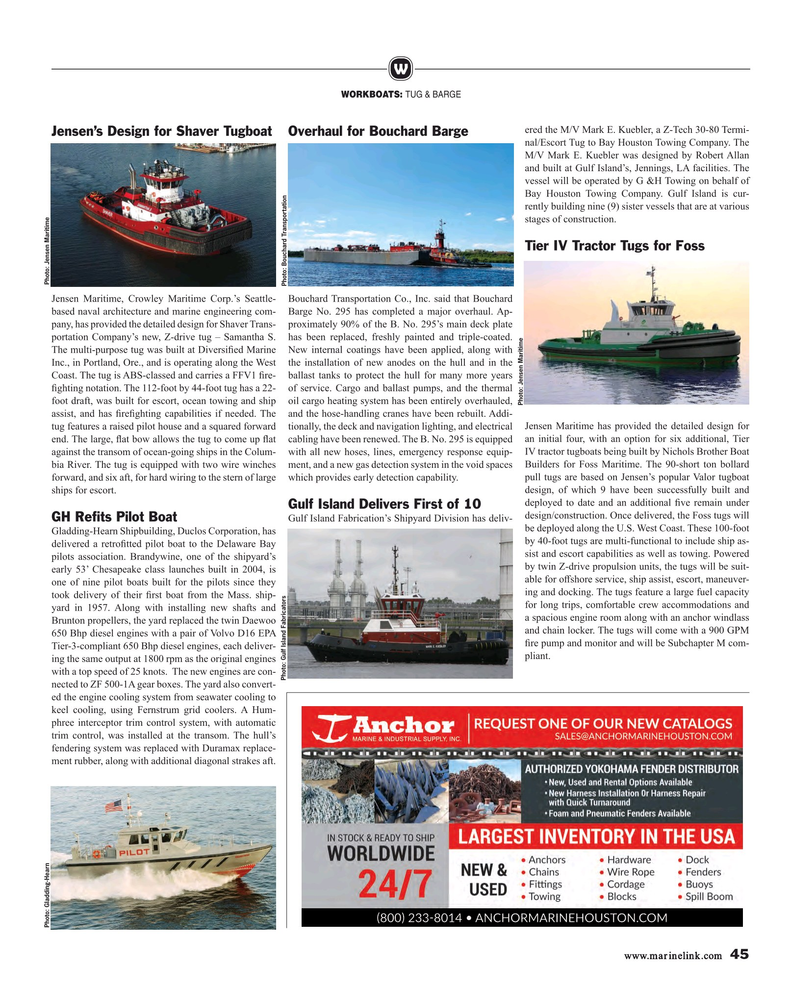 Maritime Reporter Magazine, page 45,  Feb 2019