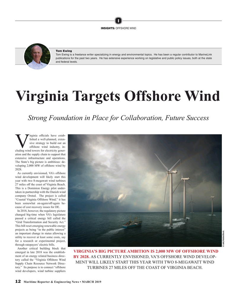 Maritime Reporter Magazine, page 12,  Mar 2019