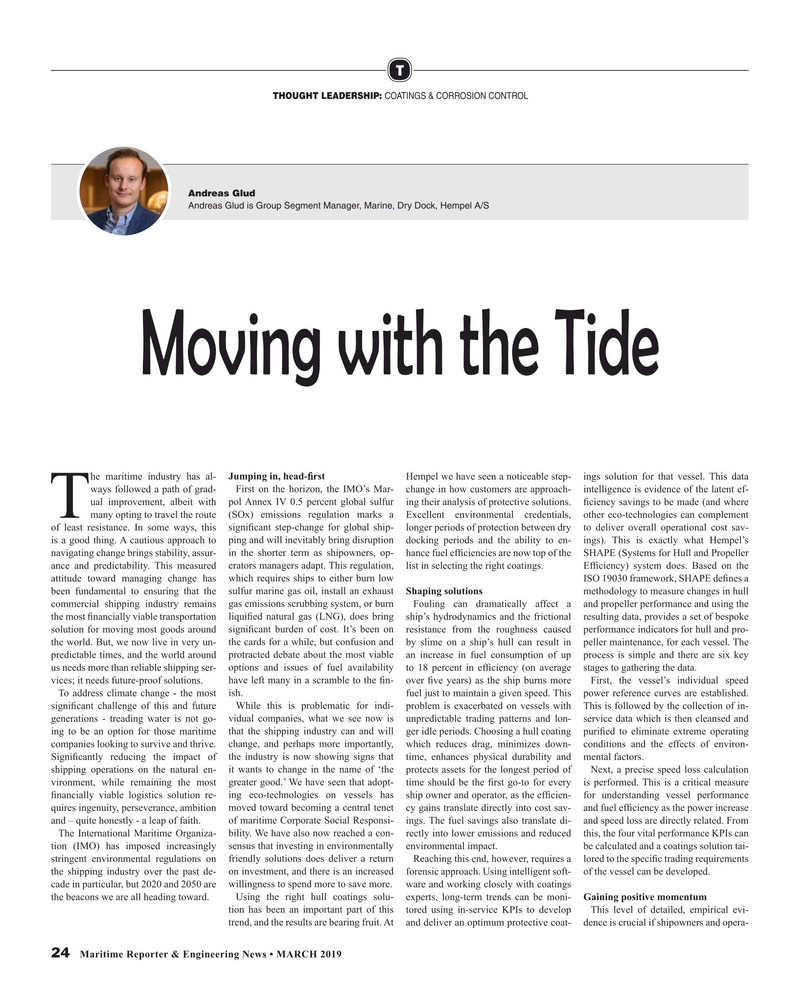 Maritime Reporter Magazine, page 24,  Mar 2019