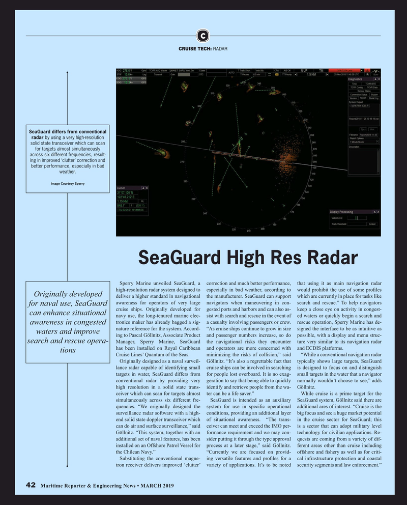 Maritime Reporter Magazine, page 42,  Mar 2019