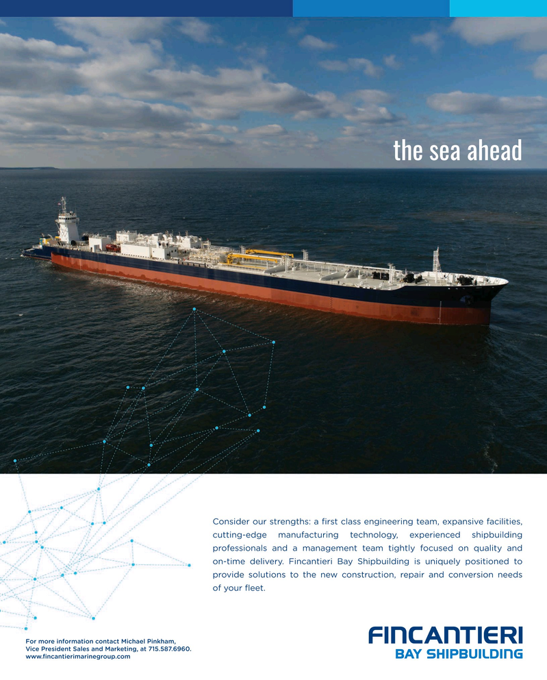 Maritime Reporter Magazine, page 2nd Cover,  Apr 2019