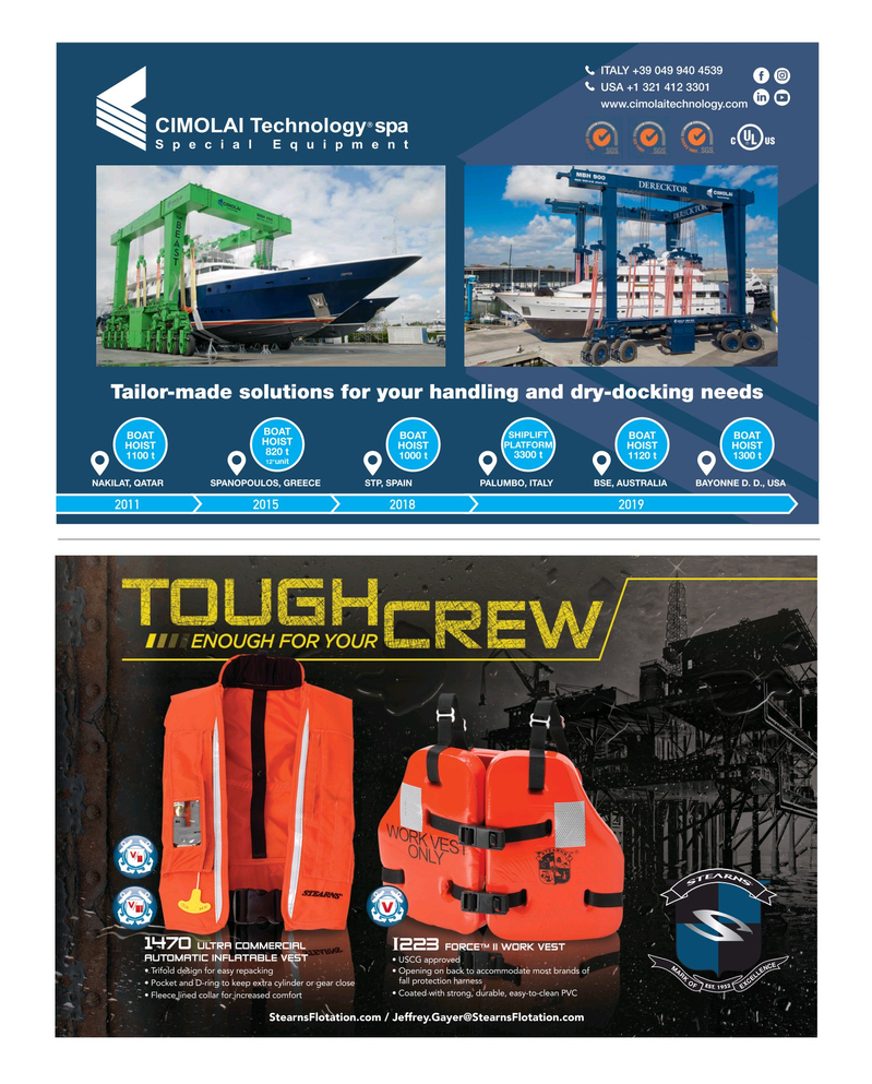 Maritime Reporter Magazine, page 39,  May 2019