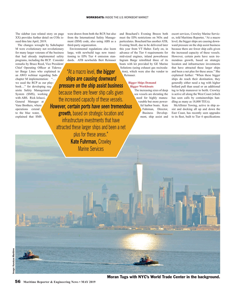 Maritime Reporter Magazine, page 56,  May 2019