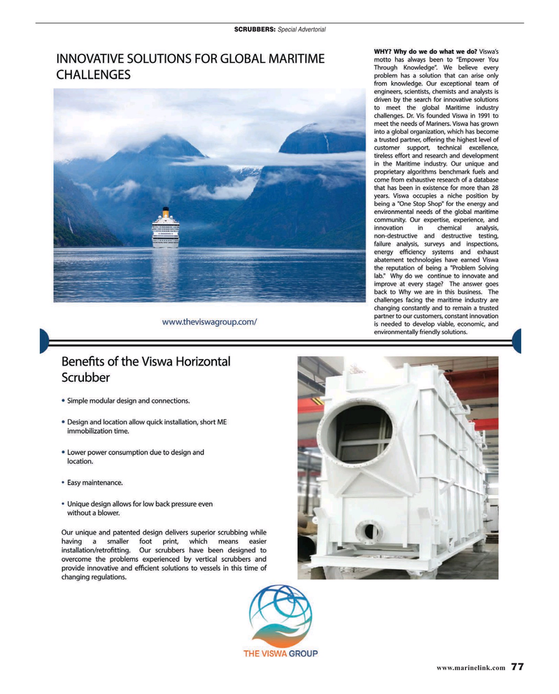 Maritime Reporter Magazine, page 77,  May 2019