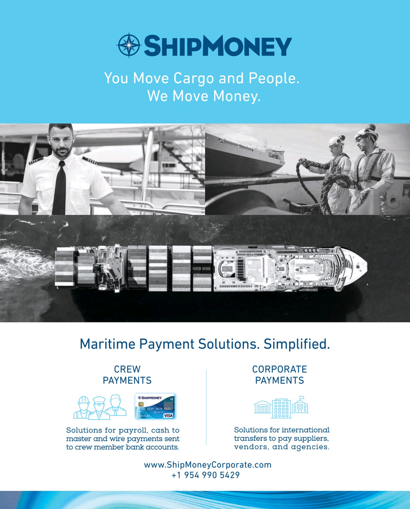 Maritime Reporter Magazine, page 2nd Cover,  Jun 2019