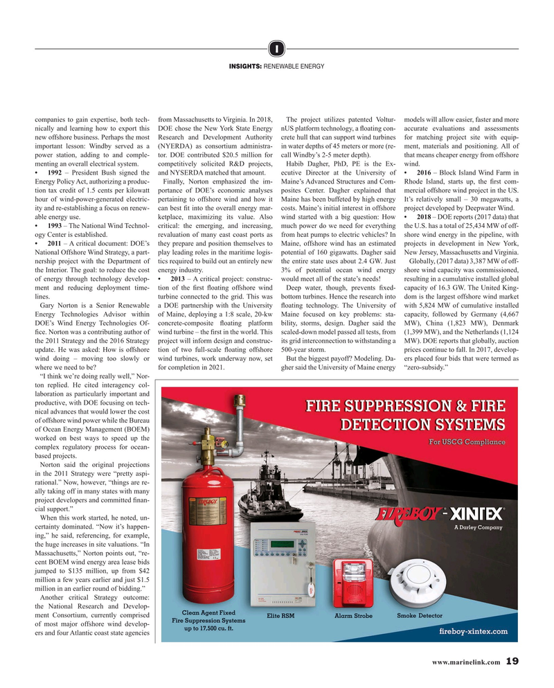 Maritime Reporter Magazine, page 19,  Jun 2019