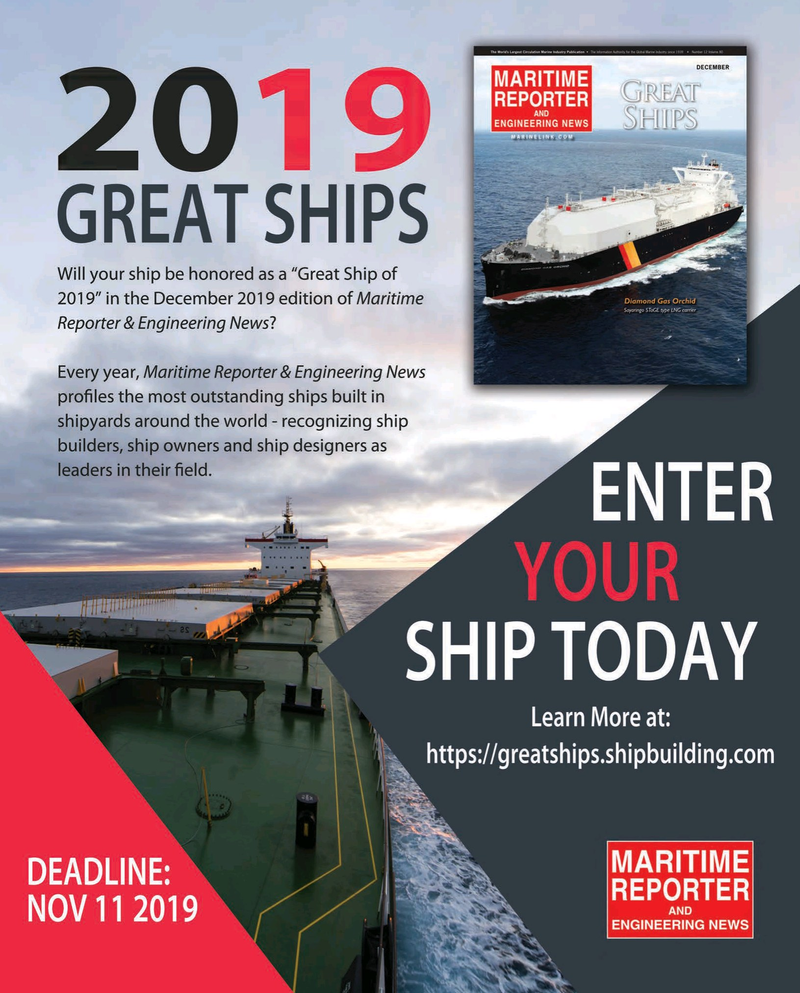 Maritime Reporter Magazine, page 41,  Jul 2019