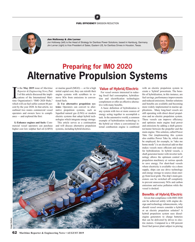 Maritime Reporter Magazine, page 62,  Aug 2019