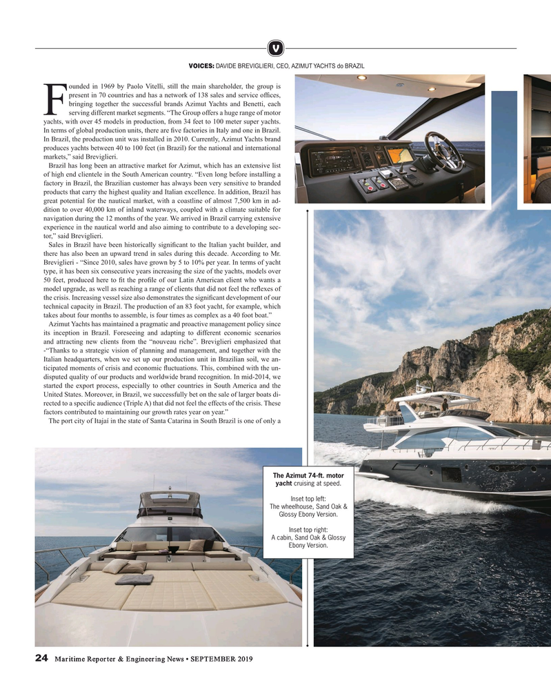 Maritime Reporter Magazine, page 24,  Sep 2019