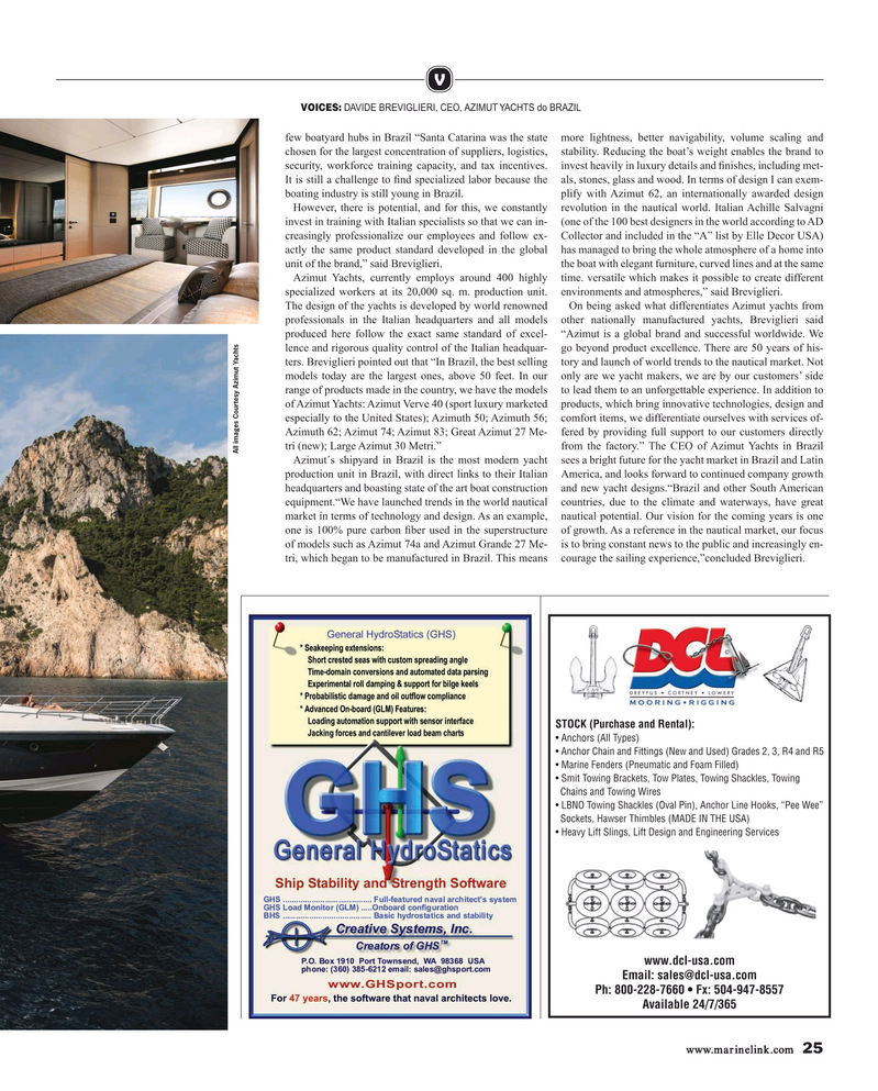 Maritime Reporter Magazine, page 25,  Sep 2019