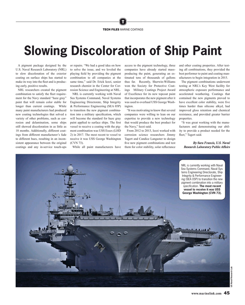 Maritime Reporter Magazine, page 45,  Sep 2019