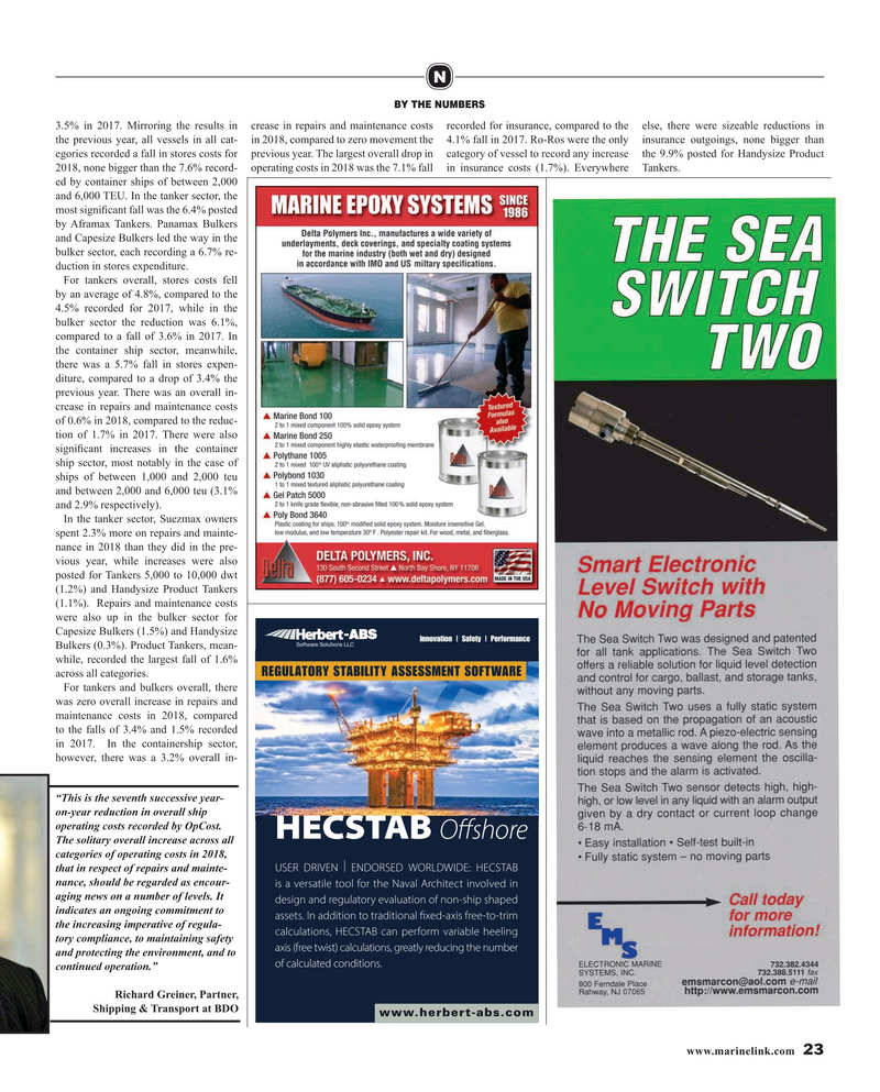Maritime Reporter Magazine, page 23,  Oct 2019
