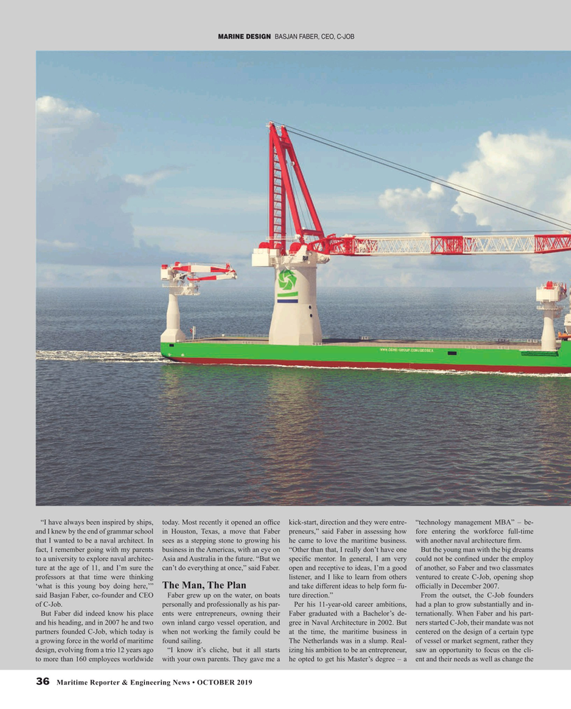 Maritime Reporter Magazine, page 36,  Oct 2019