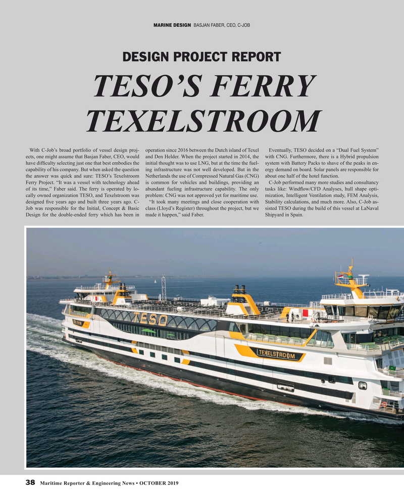Maritime Reporter Magazine, page 38,  Oct 2019