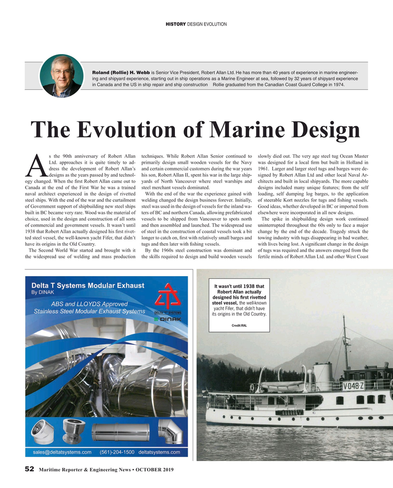 Maritime Reporter Magazine, page 52,  Oct 2019