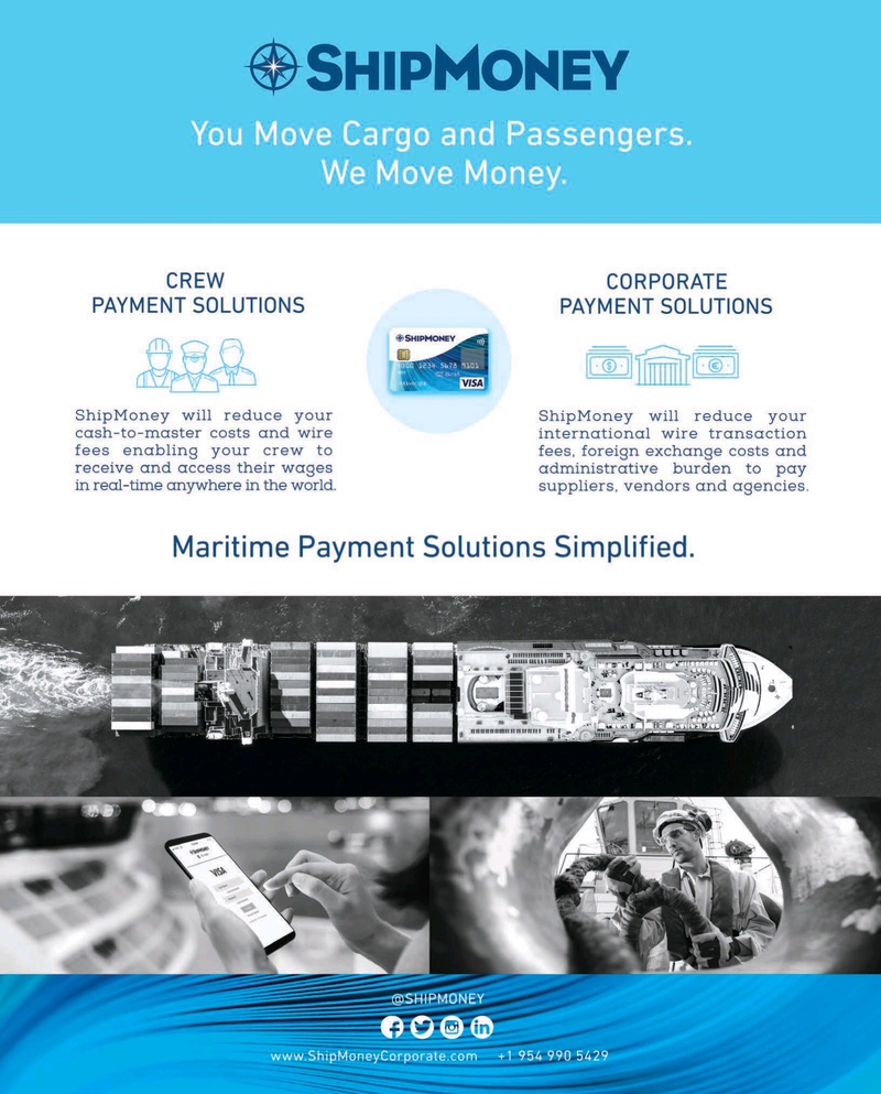Maritime Reporter Magazine, page 3rd Cover,  Oct 2019