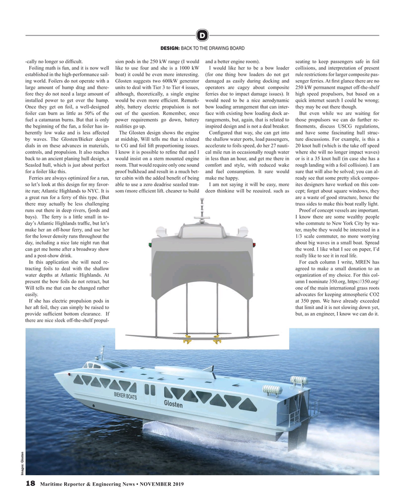Maritime Reporter Magazine, page 18,  Nov 2019