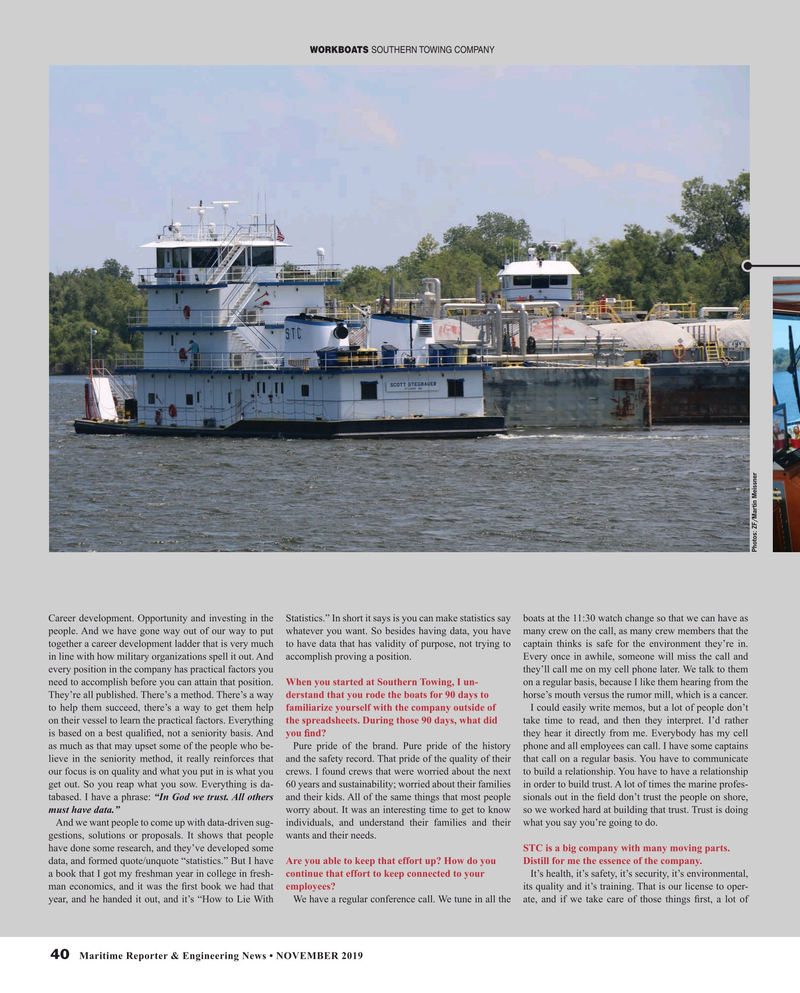 Maritime Reporter Magazine, page 40,  Nov 2019