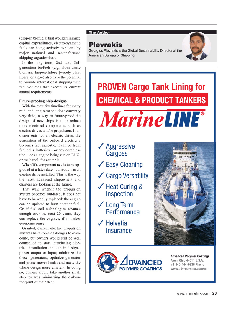 Maritime Reporter Magazine, page 23,  Feb 2020
