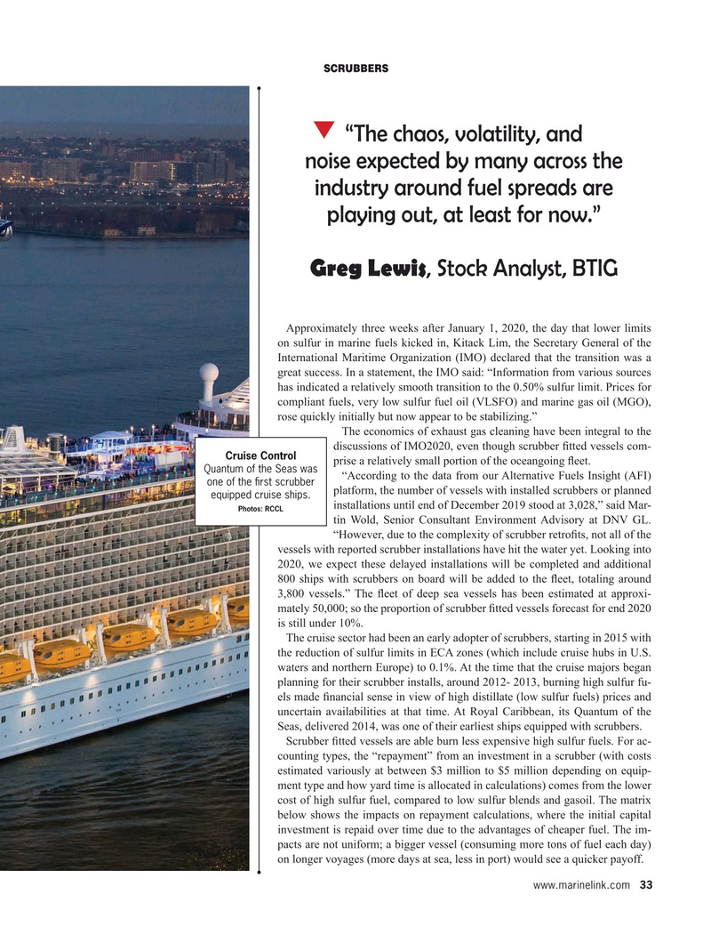 Maritime Reporter Magazine, page 33,  Feb 2020