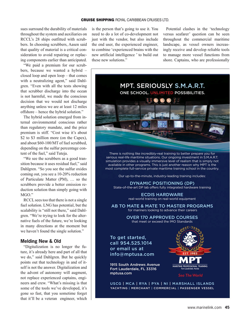 Maritime Reporter Magazine, page 45,  Mar 2020
