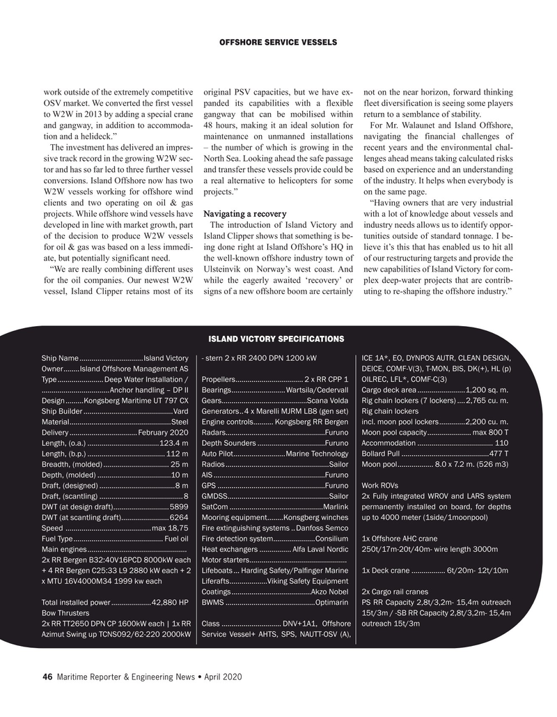Maritime Reporter Magazine, page 46,  Apr 2020