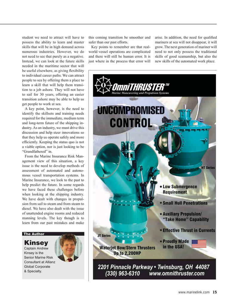 Maritime Reporter Magazine, page 15,  May 2020