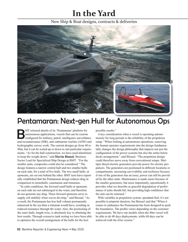 Maritime Reporter Magazine, page 52,  May 2020