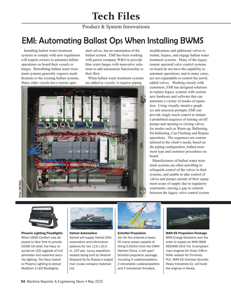 Maritime Reporter Magazine, page 54,  May 2020