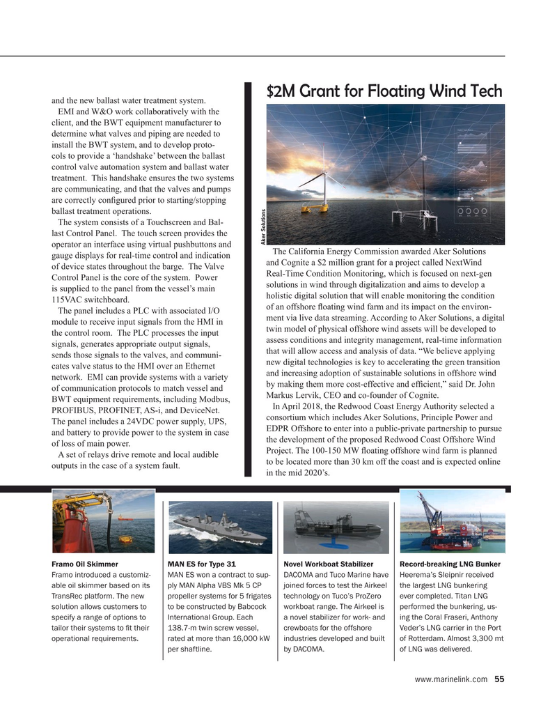 Maritime Reporter Magazine, page 55,  May 2020