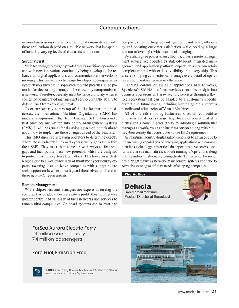 Maritime Reporter Magazine, page 23,  Jul 2020